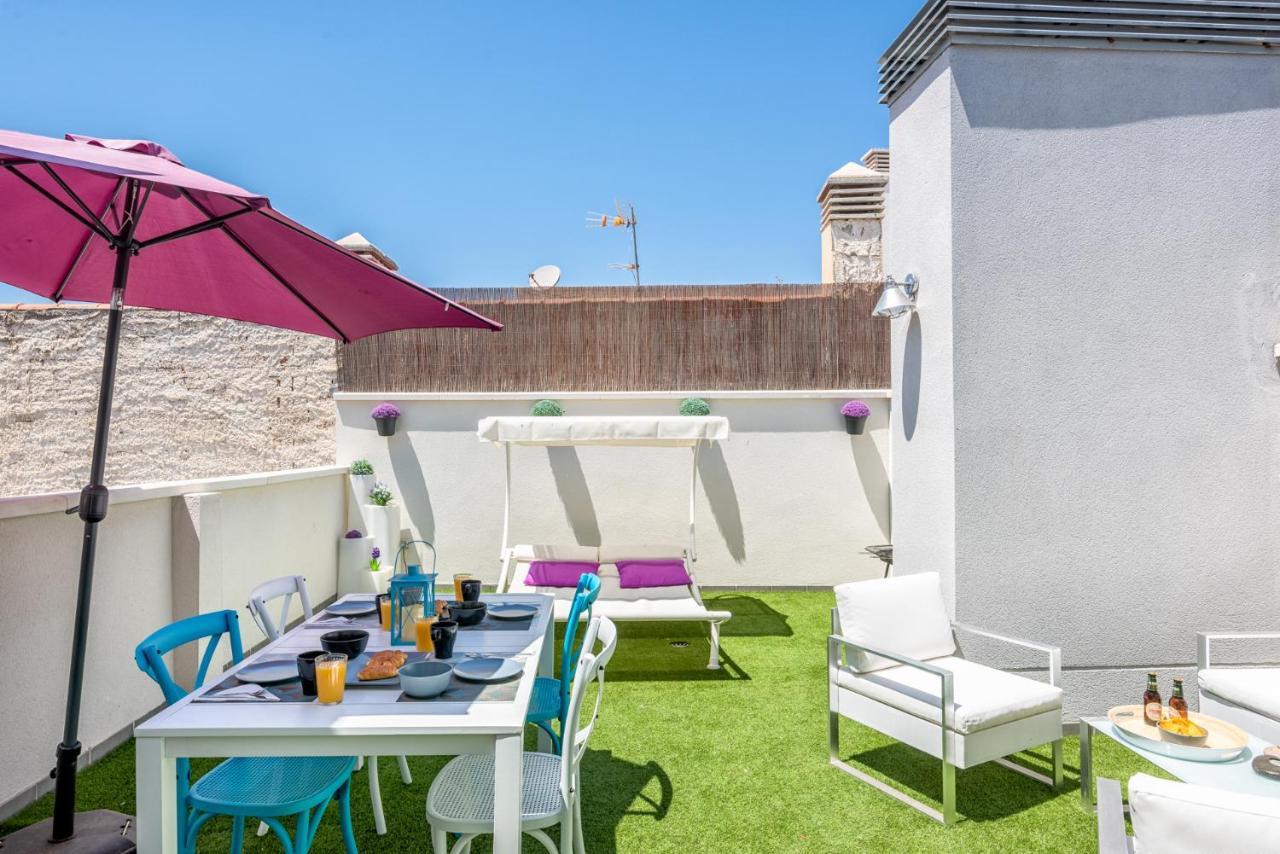 Apartamento Atico terraza privada piscina centro ac nuevo 1hab Málaga Exterior foto